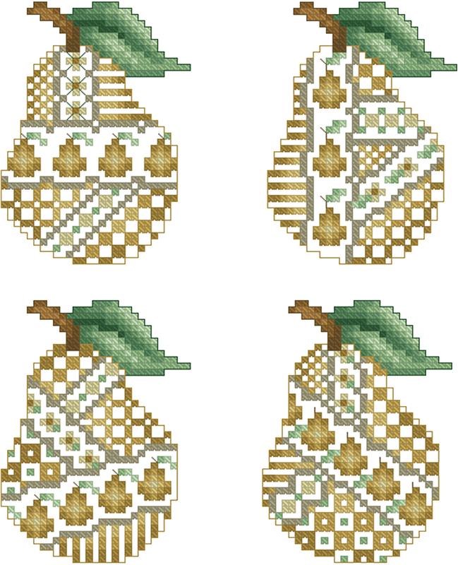 (image for) Crazy Pears Ornaments